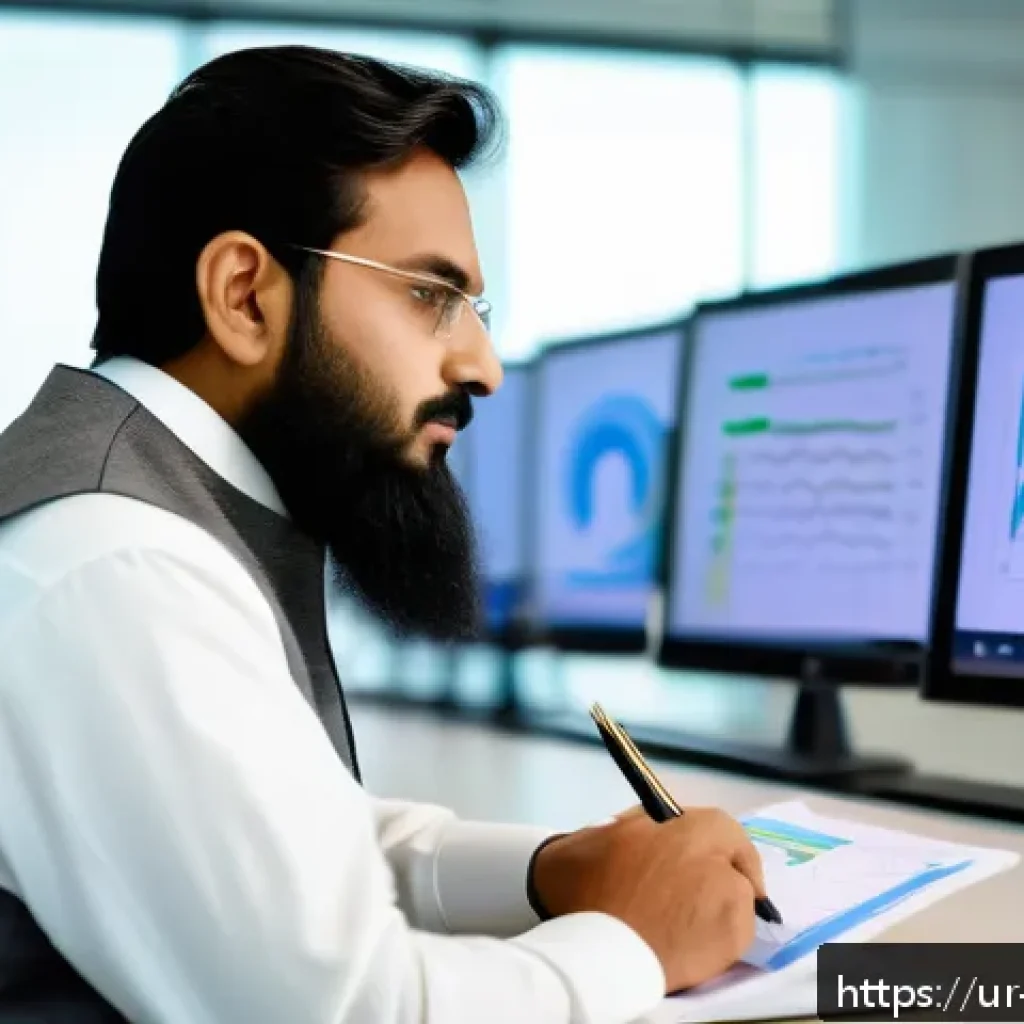 물류관리사 자격증 갱신 절차 - A professional Pakistani man attending a modern business workshop focused on logistics skills update...