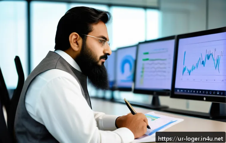 물류관리사 자격증 갱신 절차 - A professional Pakistani man attending a modern business workshop focused on logistics skills update...
